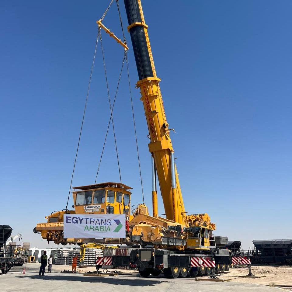 Archirodon Locomotive Transportation – Nayariyah to Riyadh (2025)