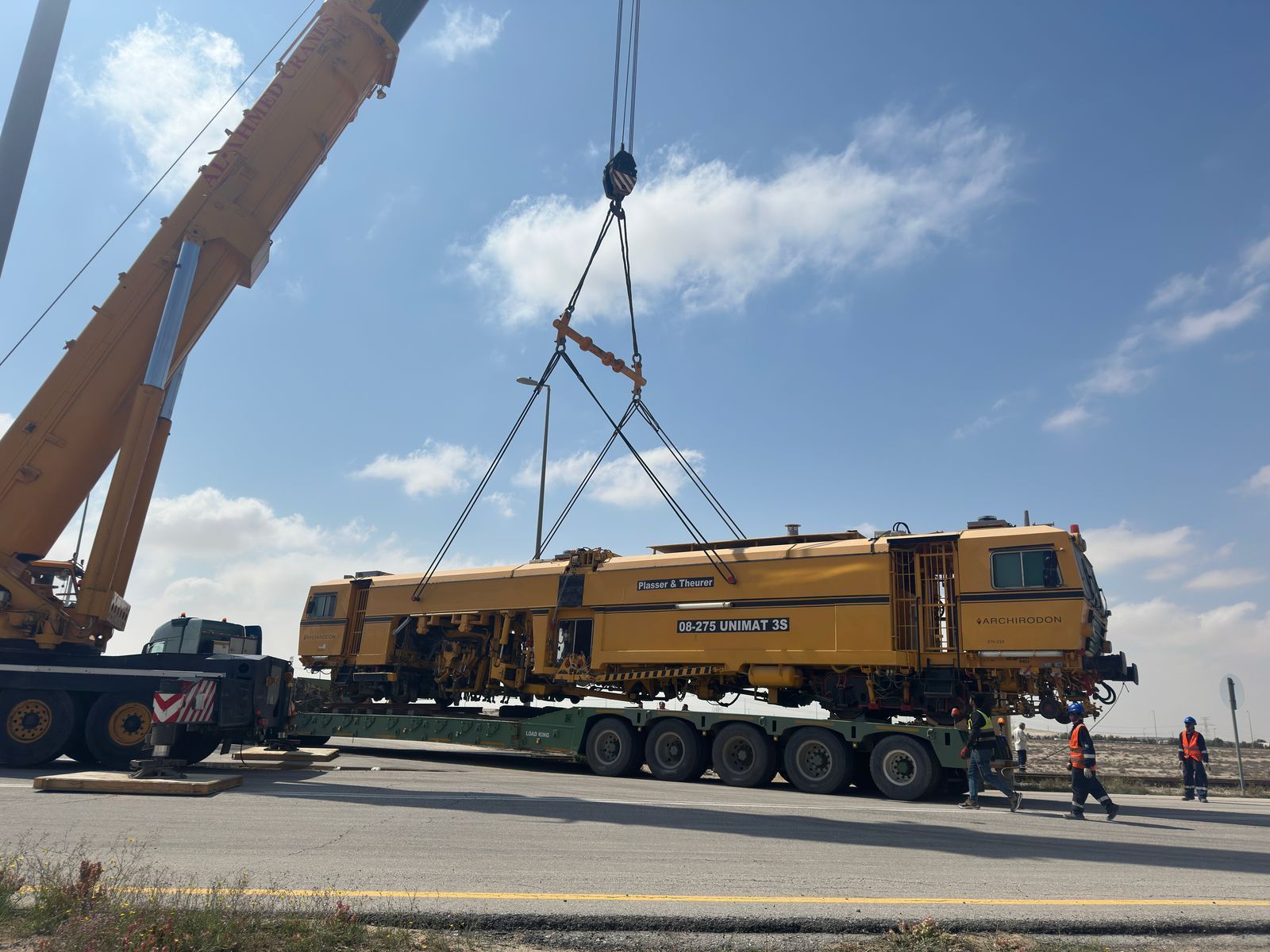Archirodon Locomotive Transportation – Nayariyah to Riyadh (2025)
